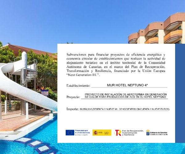 PROYECTO DE INSTALACION AEROTERMINA 2024-25 EN MUR HOTEL NEPTUNO. MUR Hotels PROYECTO DE INSTALACION AEROTERMINA 2024-25 EN MUR HOTEL NEPTUNO. MUR Hotels